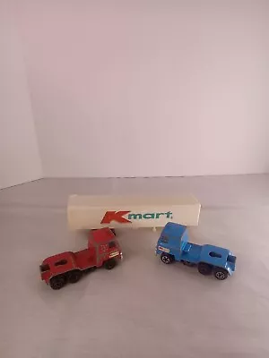 Vintage Matchbox Hot Wheels Size KMART 9  Tractor Trailer Semi Trucks Hong Kong • $10