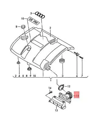 Genuine VW AUDI SKODA Eos Golf R32 Plus GTI Rabbit Intake Air Duct 1K0129609B • $32.76