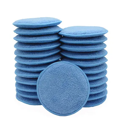 CarCarez Microfiber Foam Sponge Applicator Pads Car Buffing Polish Wax Cleaner • $11.99