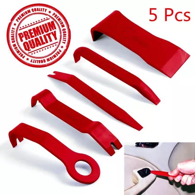 5 Pcs Red Nylon Portable Car Interior Door Panel Centre Console Pry Open Tool • $16.10