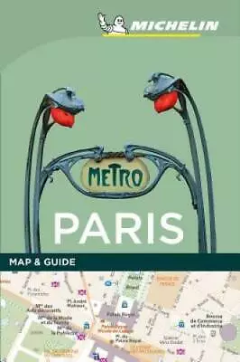 Michelin Paris Map  Guide (Michelin Map  Guide Series) - Paperback - VERY GOOD • $6.79