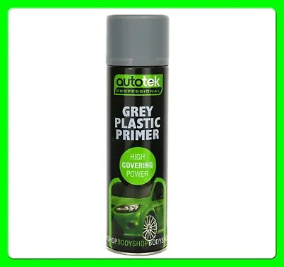 Grey Acrylic Plastic Primer 500ml [PPG500] Suitable For Use On Rigid Plastics • £11.80