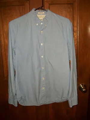$9.99 • Buy H&M L.O.G.G. Label Of Graded Goods Men's Size Med. L/S Blue Button Up Shirt