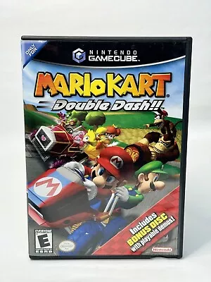 Mario Kart Double Dash + Bonus Disc - Complete Nintendo GameCube Game CIB NM+ • $174.25