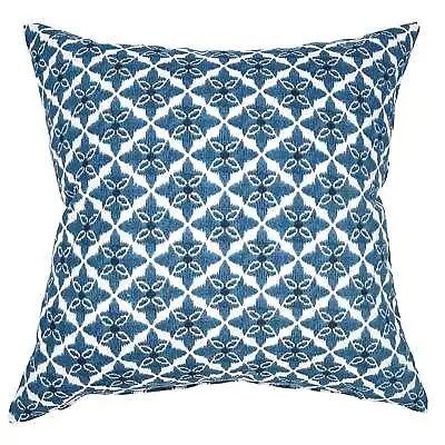 Azure Traditional Moroccan Throw Pillow Cover 22x22 • $32