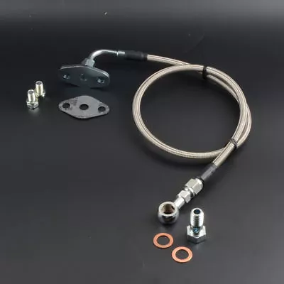 Turbo Oil Feed Line Kit For MAZDA RX-7 FC3S W/ Stock HITACHI HT18S 70cm  • $44