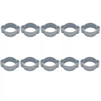 Twin Ear Hose Clamp 13mm To 15mm - Double Ear Crimp - PACK OF 10 - Suits Oetiker • $28