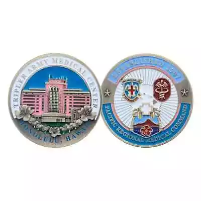 Tripler Medical Center Honolulu Hawaii Royal Hawaiian Hotel 2  Challenge Coin • $39.99