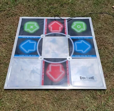 15-pin Dance Dance Revolution Metal Dance Pad For Sony PlayStation 2 - Tested • $700