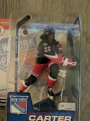 2003 McFarlane Sports Picks NHL Series 6 ANSON CARTER New York Rangers Figure • $12.99