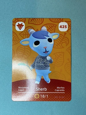 $1.65 • Buy 425 Sherb - Animal Crossing Amiibo Card Series 5