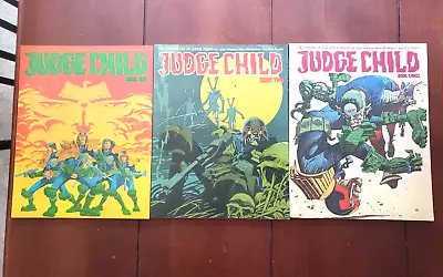 Judge Child The Chronicles Of Dredd Tpb 1 2 3 Set Wagner Comics Titan 2000 Ad • $19.99