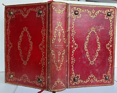 1849 MISSALE ROMANUM Antique MASSIVE FOLIO FINE LEATHER BINDING • $970