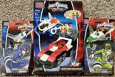 Mega Bloks Power Rangers S.P.D 3 Set Lot 5745 5761 & 5762 • $90