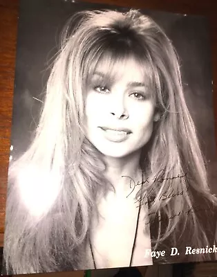 1995 O J Simpson Trial Nicole's Friend Faye Resnick Signed B/w Photo+ Her Book!! • $4.99