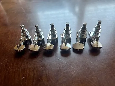 Ibanez S RG JS Series Guitar Dual Pin Chrome Tuners Tuning Pegs 6 In Line • $15