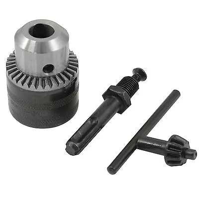 SDS Drill Chuck With SDS Adaptor 2mm - 13mm Fits Makita Bosch Dewalt + Key • £8.95