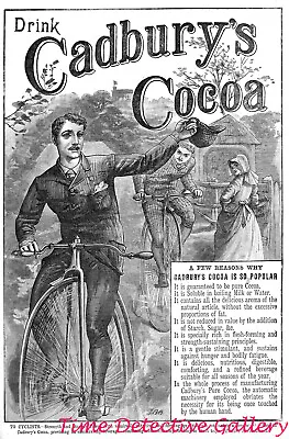 Vintage Advertisement For Cadbury's Cocoa (1) - Poster Available In 4 Sizes • £14.07