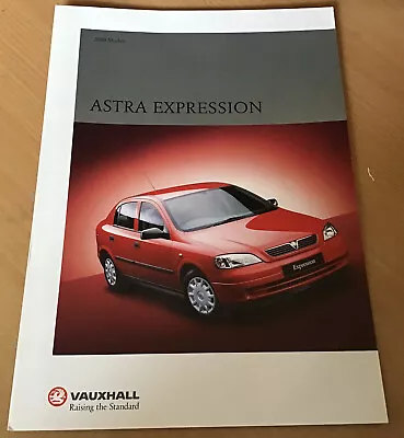 VAUXHALL ASTRA Mk4 EXPRESSION 1.6i Sales Brochure January 2000 VM9901309 • $1.22