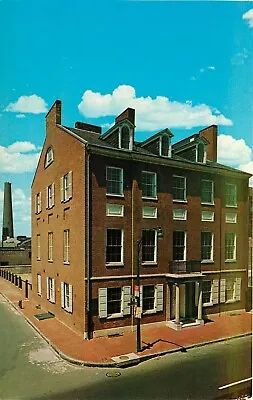 Carroll Mansion Lombard Front Baltimore Maryland MD Postcard • $6.99