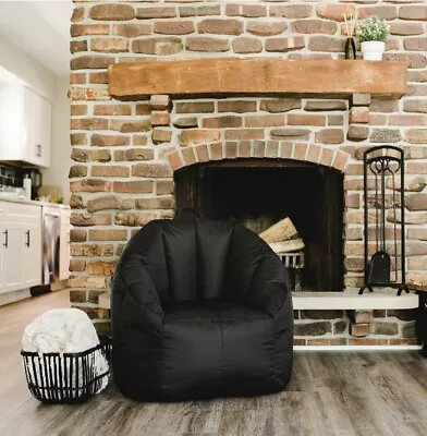 $46.98 • Buy Big Joe Bean Bag Chair, Black SmartMax Fabric