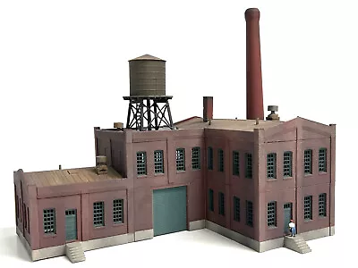 N-scale Custom Walthers Modulars Industrial Building Assembled Painted Weathered • $270