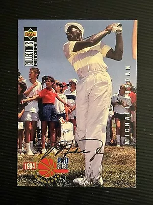 1994 Collectors Choice Michael Jordan #204 Silver Signature - Pro Files Golf • $1.09