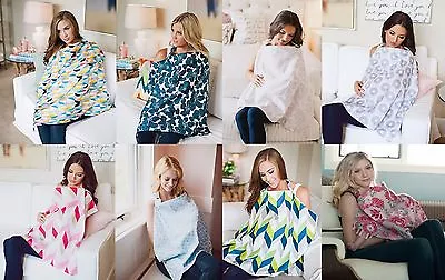 Udder Covers Breastfeeding Nursing Cover Cotton Infant Blanket 8 Choices New • $17.90