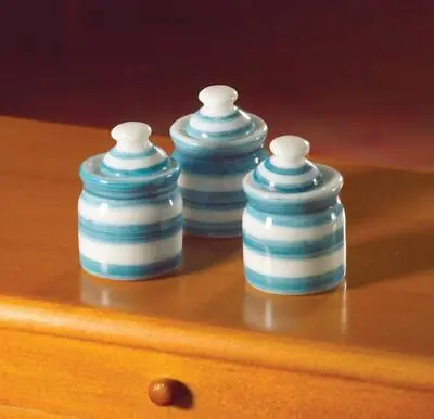 Miniature Dollhouse 1:12 Scale Cornish Style Storage Jars - 5929 • $7.50