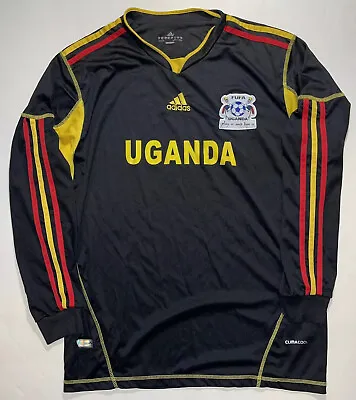 Adidas Uganda National Team Jersey Climacool Soccer FUFA Cranes Mens M Goalie • $44.99