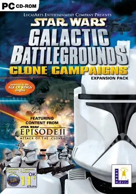 £2.35 • Buy Star Wars: Galactic Battlegrounds - Clone Campaigns Expansion Pack (PC)
