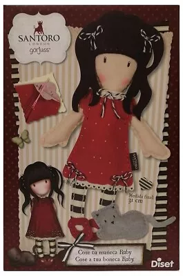 Diset 46671 Santoro London Gorjuss Children's Sewing Kit For Your Ruby Rag Doll • £25.14