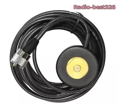 Antenna NMO Mount Magnet Base With PL259 Plug For Mobile Radio With RG-58 Cable • $16.90