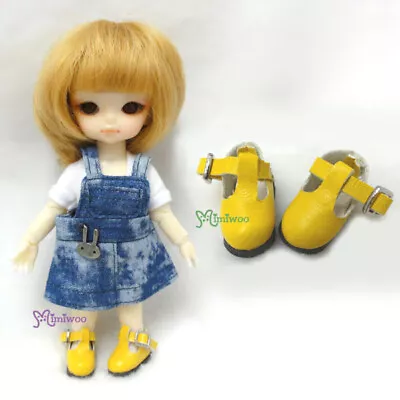 SBB002YEW Mimiwoo 2.2cm Maryjane Shoes YELLOW Fit Middie Blythe Obitsu 11cm Doll • $7.95