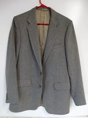 Baron Of  Piccadilly  Blazer 38 Long Gray  Magee Irish Thornproof Material • $63.99