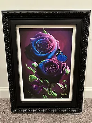 Michael Godard BLUE BUDS Giclee Hand Embellished Signed On Canvas LE #5/200 • $739