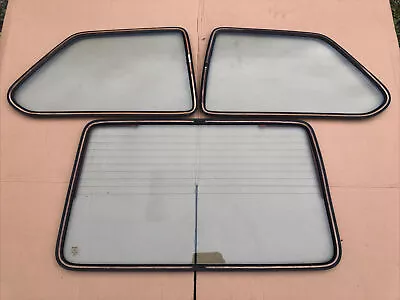 Mk1 Vw Rabbit 2 Door Rear Quarter Windows & Hatch Glass W/ Trim Gaskets Matching • $199.99