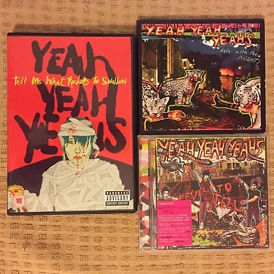 Yeah Yeah Yeahs- **cd & Dvd Bundle**  Fever To.. / Tell Me What.. / Date With..  • £2.25