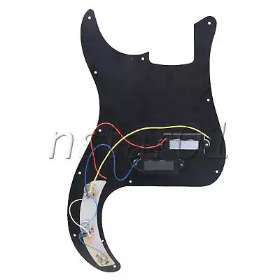 2Sets Bass Prewired Pickguard Reolacement Kit For P Bass Guitar Black • $73.05