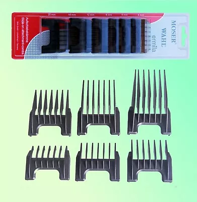 Universal Plastic Attachment Comb 6 Pcs Original Moser Wahl Motion Clipper Guard • $27.95