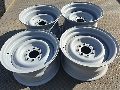 Steel Smoothies 14x6 And 14x8 Set 4 Toyota Datsun Cortina Escort 108 114 RARE   • $995