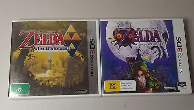 The Legend Of Zelda: Majora's Mask 3D + A Link Between (Nintendo 3DS 2015) • $99.99