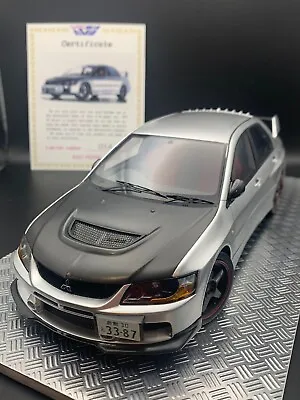 JDM *RARE* AGU 1/18 JDM Mitsubishi Lancer Evolution IX CT9A Ralliart Limited • $350