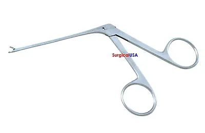 Micro Alligator Ear Forceps 3.25  Shaft Delicate Oval Cup Jaws Ring Handles • $23.51