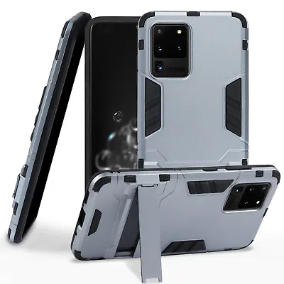 For Samsung Galaxy S20 Plus/Note 20 Armor Stand Hard Case + Tempered Glass Film • $13.29