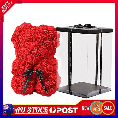 $26.78 • Buy Rose Bear Artificial Flowers For Valentine's Day Wedding Bithday Gift Teddy