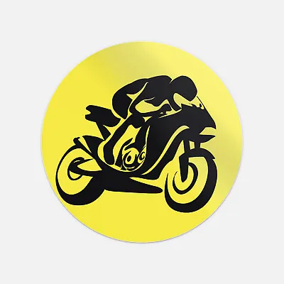 Motorcycle Silhouette Sport Vinyl Sticker Decal • $2.75