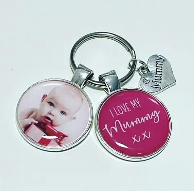 Mummy Photo Keyring - Mummy Christmas Gift - From Daughter Son • £8.95