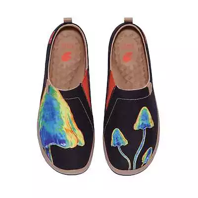 Men Size 6-11 UIN Slip On Shoes Canvas Comfortable Loafers  Mysterious Plant  • $35.99