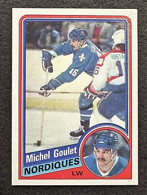 1984-85 Topps Hockey #129 Michel Goulet • $1